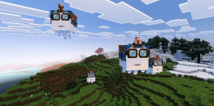 How to Build a Happy Ghast Launcher in Minecraft