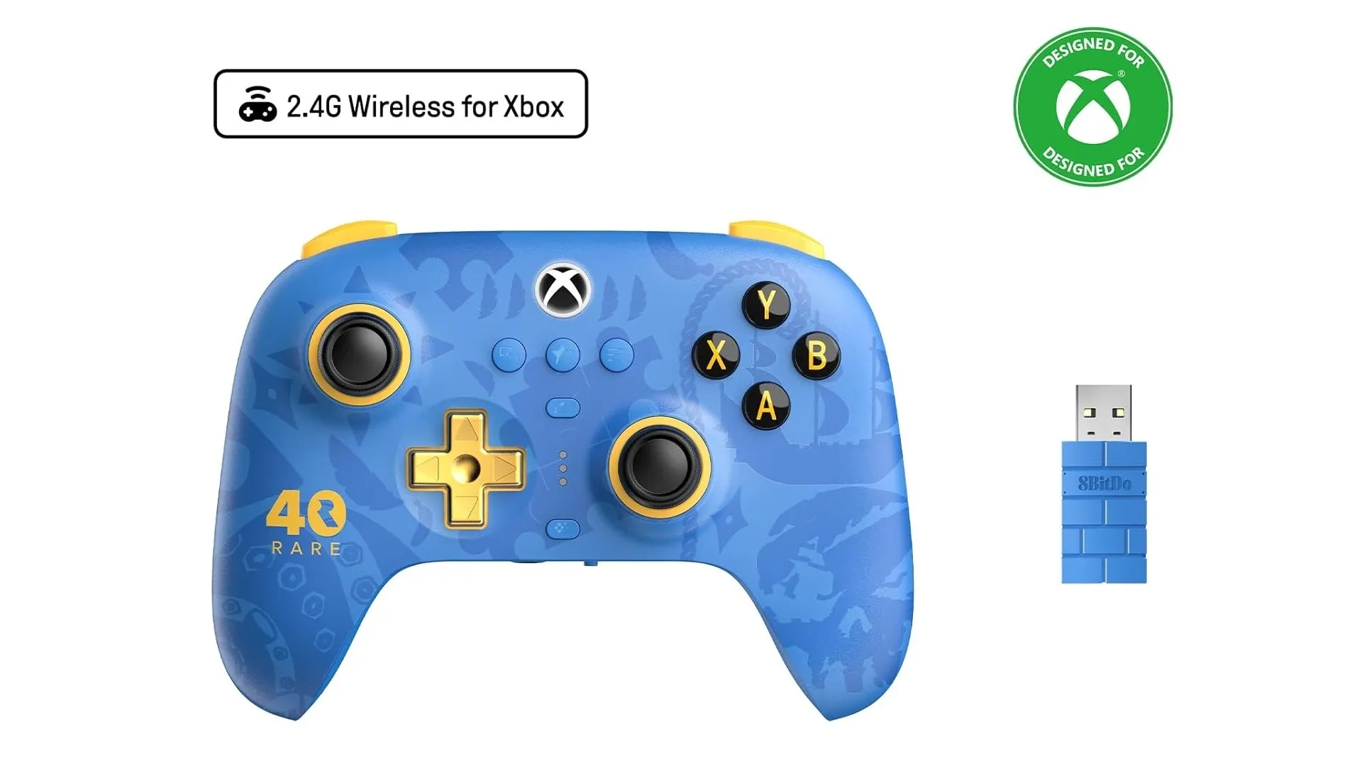 8BitDo and Xbox Unveil Special Edition Controller for Rare's 40th Anniversary