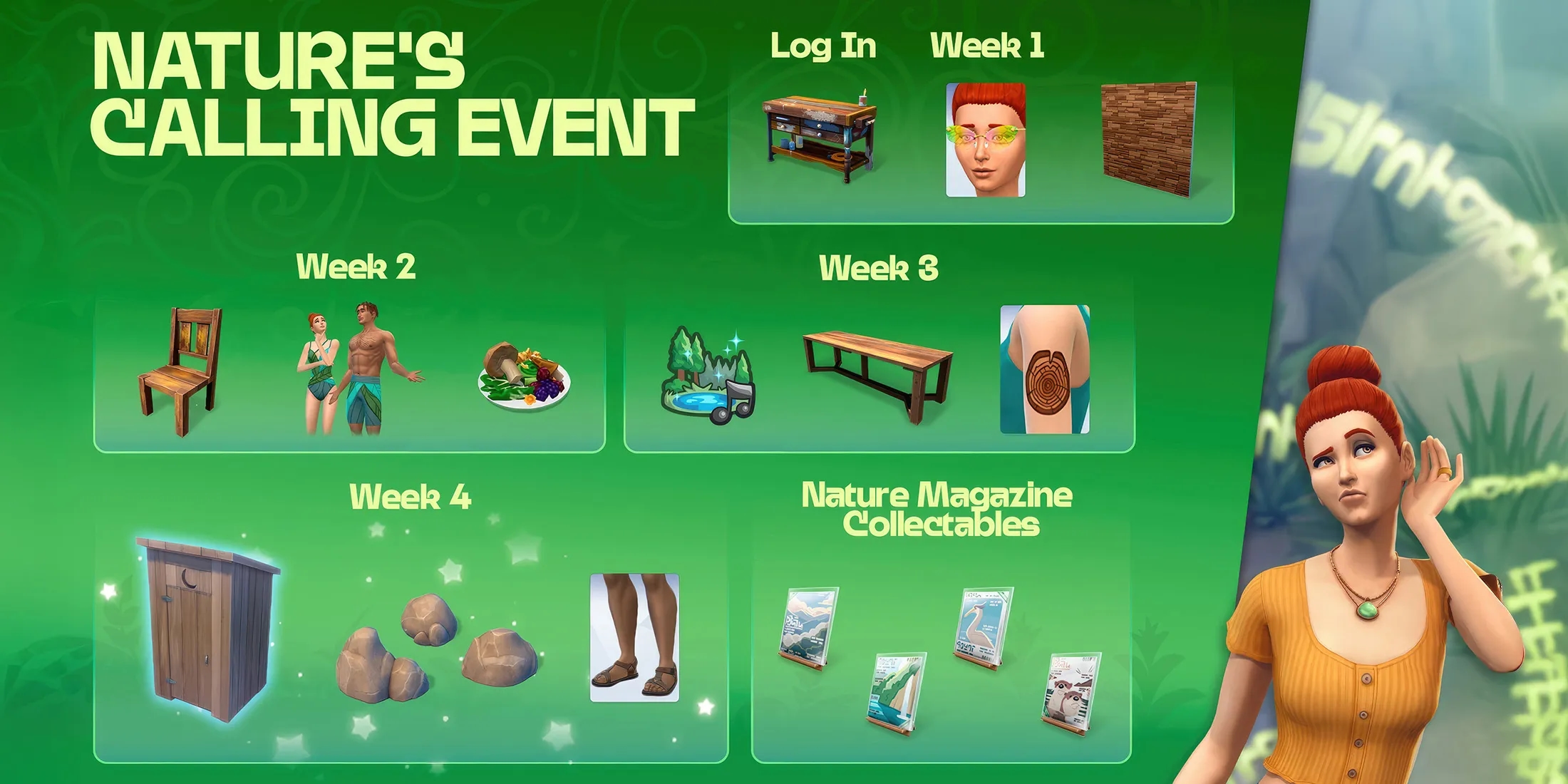 The Sims 4 Nature's Calling Event Extended: New Deadline and Rewards
