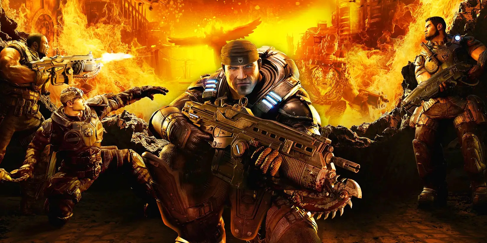 The physical version of Gears of War Reloaded on PS5 requires an additional download